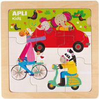 Lot de 3 puzzles encastrement les transports - Apli Kids thumbnail image