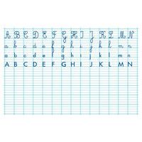 Tableau effaçable à sec 80X120 cm alphabet recto-verso - Bouchut thumbnail image