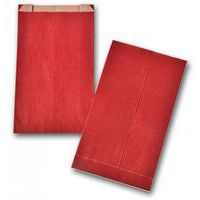 Sac papier kraft rouge à soufflet 60g 24x41cm - GPV thumbnail image