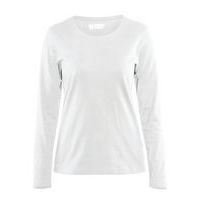 T-shirt manches longues femme blanc