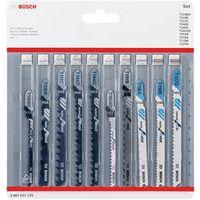 Set de 10 lames Bois et Métal JSB 83 - 92 - 100 mm - Bosch