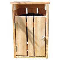 Poubelle 35 L bois Manutan Expert