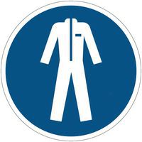 Panneau obligation - Vêtements de protection obligatoires - Aluminium