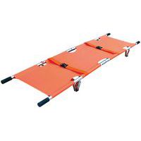 Brancard aluminium pliable 2 sens