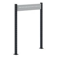 Potence pour établi hauteur 120 cm avec traverse Gris clair