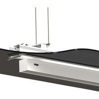 Ecran électrique Squar'HC encastrable cadré noir - Oray