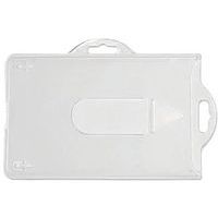 Porte-badge semi-rigide pour usage horizontal ou vertical - Lot de 100