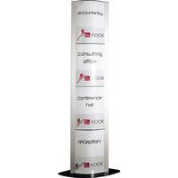Totem Signalétique pour formats A3 Planorga