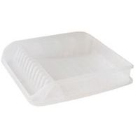 Homéa, Paniere Tressée Anses Rondes Plastique 12L 29,5 X 22 X H19,5 Cm Anthracite