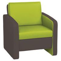 Fauteuil accueil déhoussable Khéops