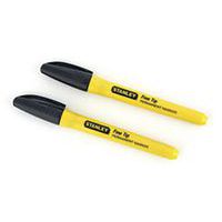 Marqueur noir pointe fine (X2)