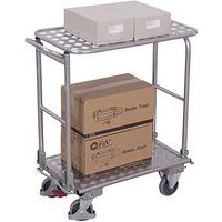 Chariot en aluminium dossier repliable à 2 étages