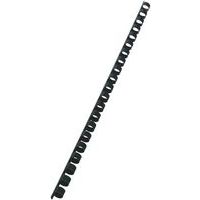 Peignes De Reliure FOSHISY - 21 Anneaux, Noir, Pour Papier A4 - Lot De 100 (10 Mm)