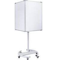 Tableau blanc mobile 3 façades magnétiques A1 6 - Bi-Office