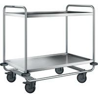 Chariot de service SW 10 x 6-2 avec roues en plastique_Blanco