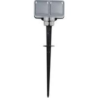 LEGRAND - Piquet de jardin double prises 2P+T