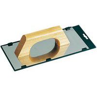 Platoir Droit Bellota 300x150mm | Manche Bois | Acier Flexible Verni | Outil Maçonnerie