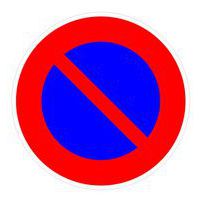 Panneau de signalisation B6A1 Stationnement interdit - Kelias
