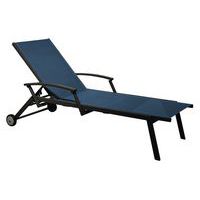 lot de 2 bain de soleil Florence avec accoudoirs