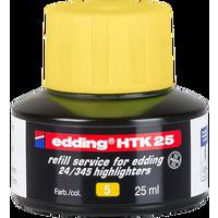 Recharge 25 ml pour surligneur jaune - Edding thumbnail image