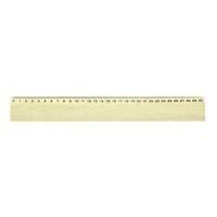 Règle 30 cm bois naturel brut