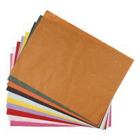 Paquet 20 feuilles papier mûrier 48x65 cm couleurs assorties thumbnail image 2