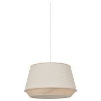 Suspension diamant en coton et décoration effet bois Corep