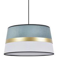 Suspension tambour composée de 3 coupes coton et velours Corep