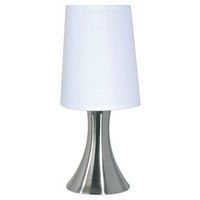 Lampe métal . Abat-jour en coton Corep