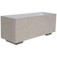 Jardinière GRAVY 100 L béton gravillons lavés - BUTON DESIGN