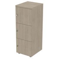 Meuble 3 cases portes battantes