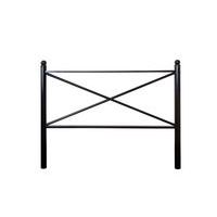 Barrière grillagée - Noire - Manutan Expert