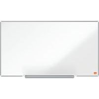 Tableau Blanc émaillé magnétique écran large - Impression Pro - Nobo