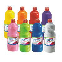 Lot 8 flacons 1 litre gouache couleurs complémentaires - Giotto thumbnail image