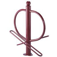 Range vélos Carthagène poteau rouge - Mottez