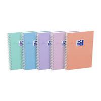 Cahier Smart Spirale 100 pages Q5/5 assorti Pastel 105 x 148 - Oxford