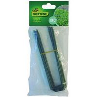 Agrafe fixsol métal plastifié vert - 17x3.5cm - Nortene