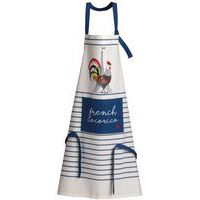 Tablier coton 80% recyclé French cocoric - 72x72cm - T-B Maison