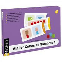 Atelier cubes et nombres 1 pour 2 enfants - Nathan thumbnail image