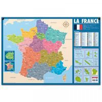 Poster la France administrative 52 x 76 cm thumbnail image