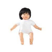 Bébé asiatique garçon 40 cm avec cheveux - Les pluminis thumbnail image