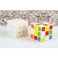 Cube magique à décorer en plastique blanc 5.5 cm thumbnail image 2