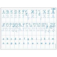 Ardoise 24 x 34 cm double face - écriture alphabet les 4 formes d’écriture : majuscules, minuscules thumbnail image 2