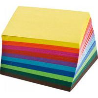 Paquet 500 feuilles papier 70g Origami 7.5 x 7.5 cm couleurs assorties thumbnail image 2