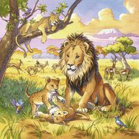 Puzzles 'Les grand animaux sauvages' thumbnail image 3