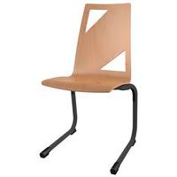 Chaise Sofia AST T6 coque Moda bois naturel ou teinté Mobidecor