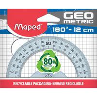 Rapporteur 180° base 12 cm - Geometric, en plastique recyclé thumbnail image 2