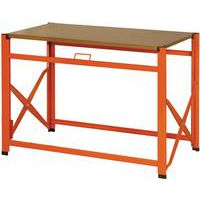 Établi portable plateau MDF et acier galvanisé 1200x510x840mm - Bahco