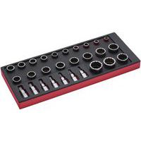 Jeu douilles 1/2 module mousse 1/3 Fit&Go 28 pièces - Bahco