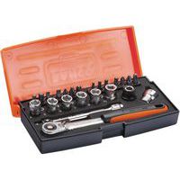 Jeu douilles 1/4 6 pans métriques et embouts 24 pièces- Bahco